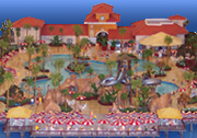 Floridays Resort Orlando Scale Model